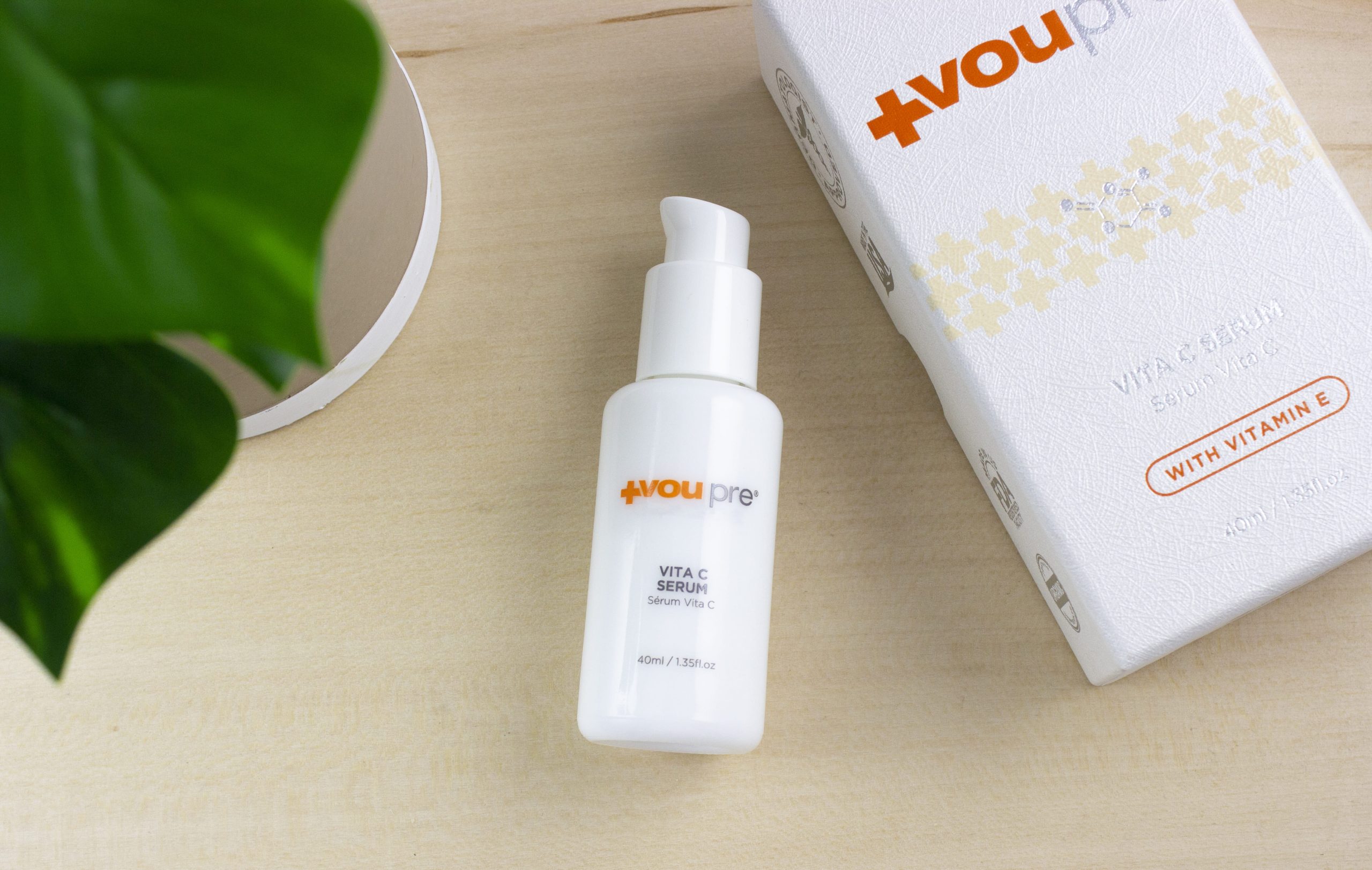 Vita-C Serum next to box