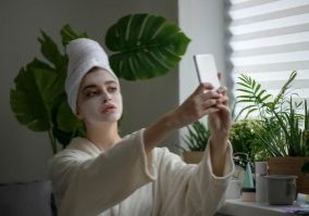 woman face mask