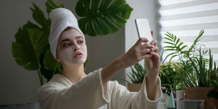 woman face mask